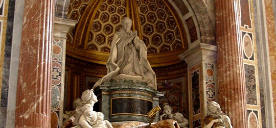 Tumba de Alejandro VII por Gian Lorenzo Bernini (1678)